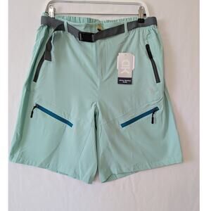 Little Donkey Andy‎ Hiking Travel Golf Shorts Green Dry Tech Womens Size XL New